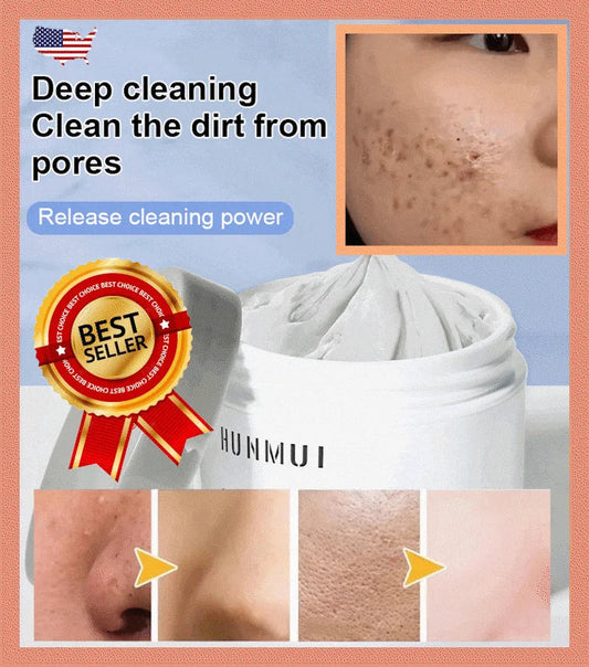 💥Big Discount Today - 2024 New HUNMUI™ Cleaning Mud Mask - Deeply clean skin, whiten and rejuvenate skin